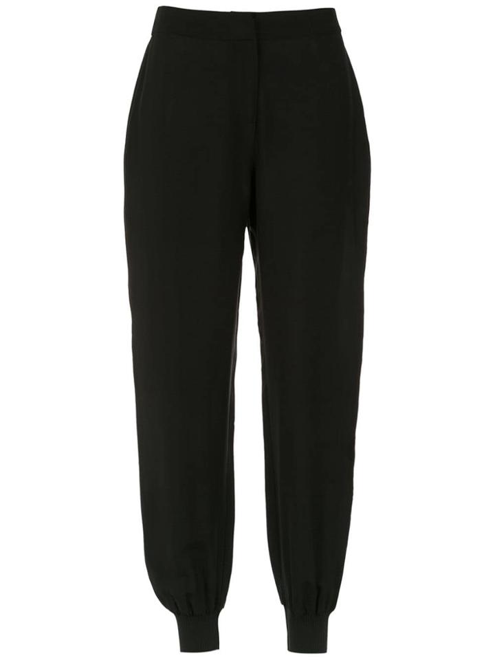 Mara Mac Silk Joggings - Black