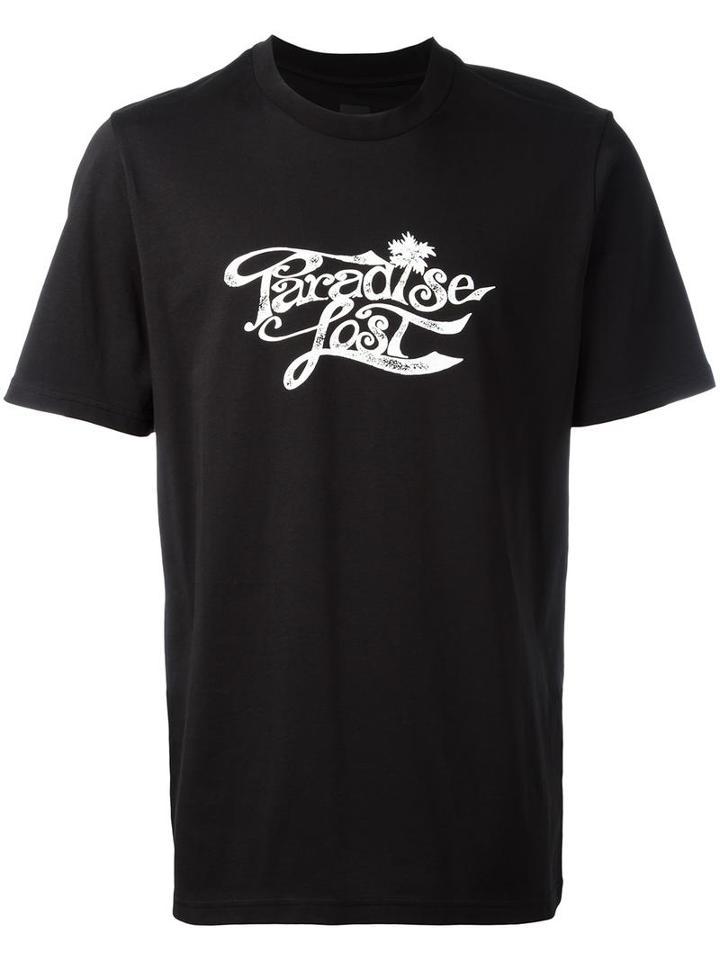 Oamc 'paradise Lost' T-shirt, Men's, Size: Large, Black, Cotton