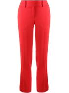 Ermanno Scervino High-waisted Pleated Trousers - Red