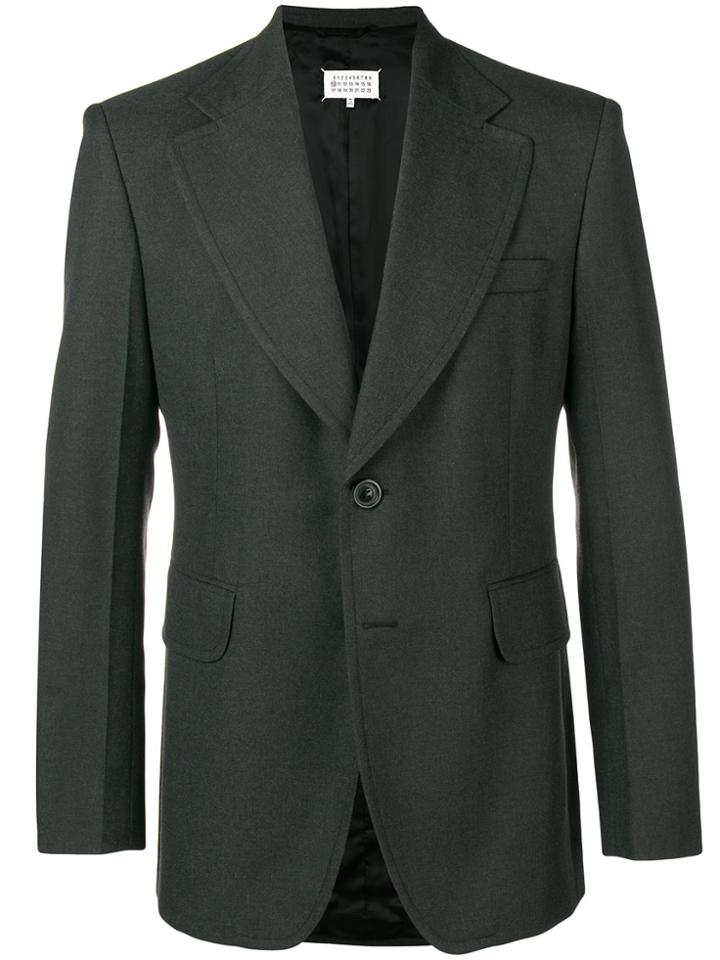 Maison Margiela Wide Lapel Blazer - Grey