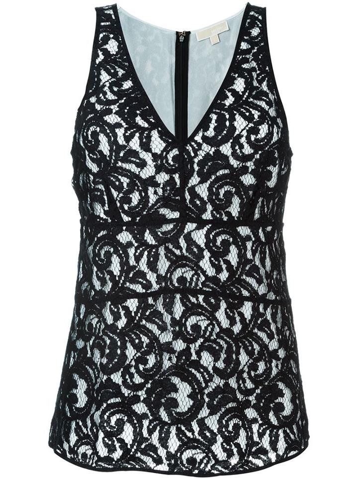Michael Michael Kors Layer Lace Tank Top