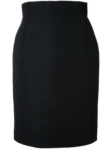 Gareth Pugh Mid Pencil Skirt - Black