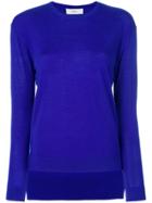 Pringle Of Scotland Classic Round Neck Sweater - Blue
