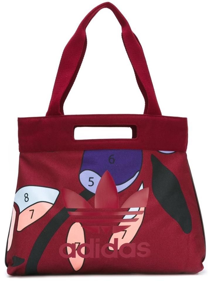 Adidas Originals Adidas X Rita Ora Printed Tote, Women's, Red