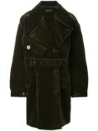 Simone Rocha Belted Double-breasted Coat - Green