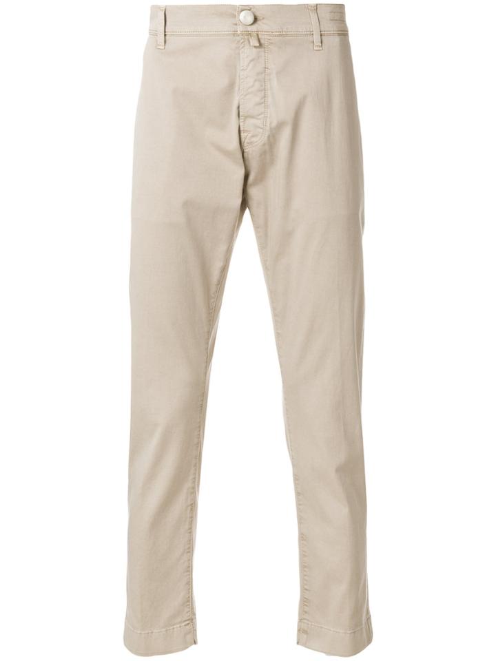 Jacob Cohen Classic Chino Trousers - Nude & Neutrals