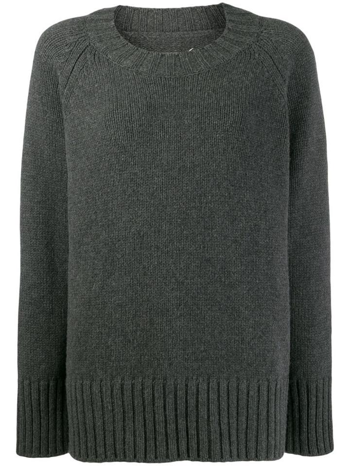 Maison Margiela Chunky Knit Jumper - Grey