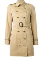 Burberry London Belted Trench Coat, Women's, Size: 8, Nude/neutrals, Cotton