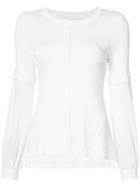 Nicole Miller Puff Sleeved Blouse - White