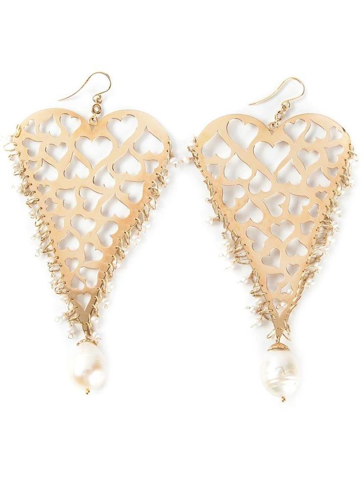Natasha Zinko Heart Earrings