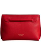 Burberry Grainy Wristlet Clutch - Red