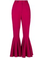 Dolce & Gabbana Flared Cuffs Trousers - Pink & Purple