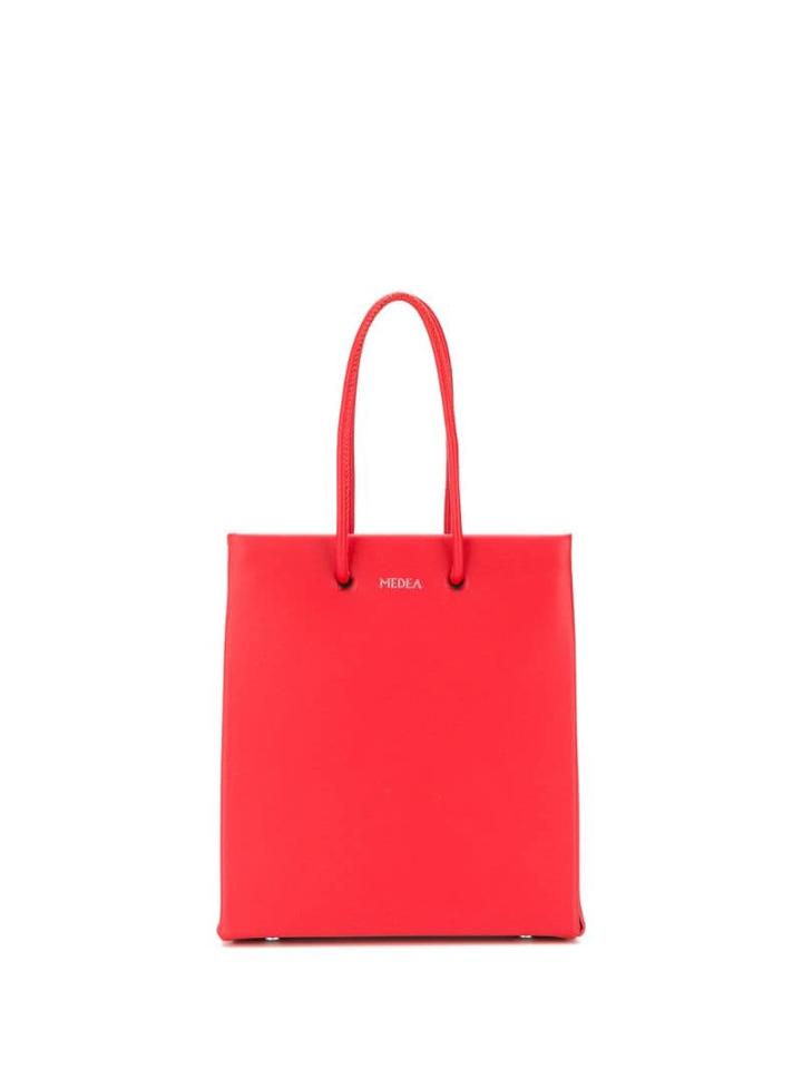 Medea Crossbody Shopper Bag - Red