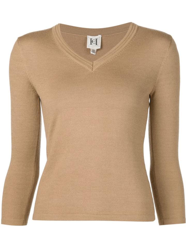 Carolina Herrera Three-quarter Sleeve Sweater
