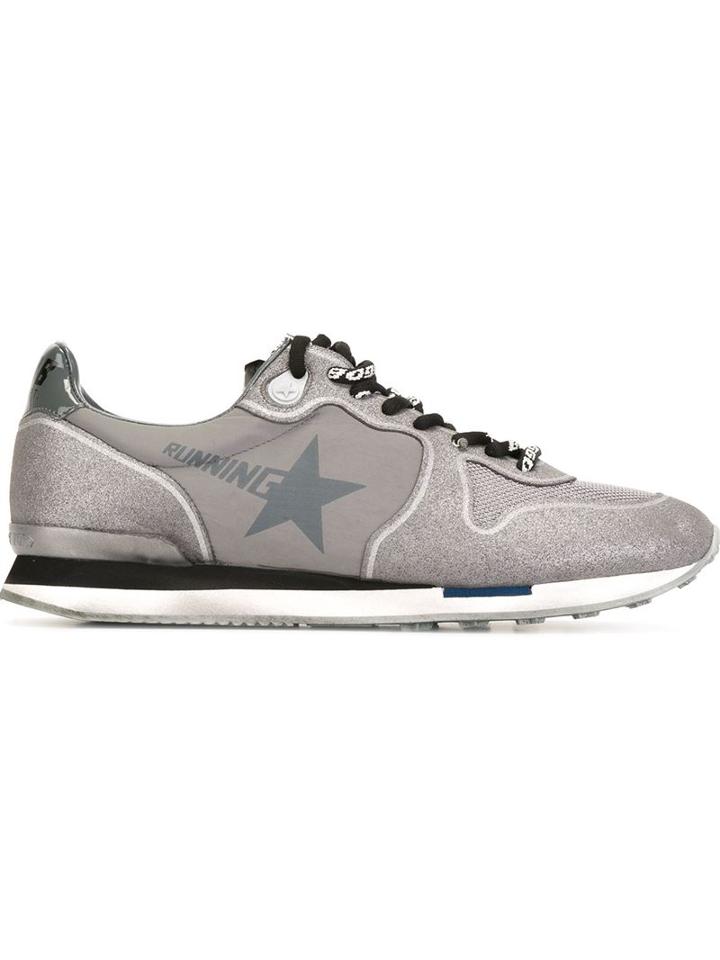 Golden Goose Deluxe Brand Running Sneakers, Women's, Size: 40, Grey, Leather/nylon/pvc/leather