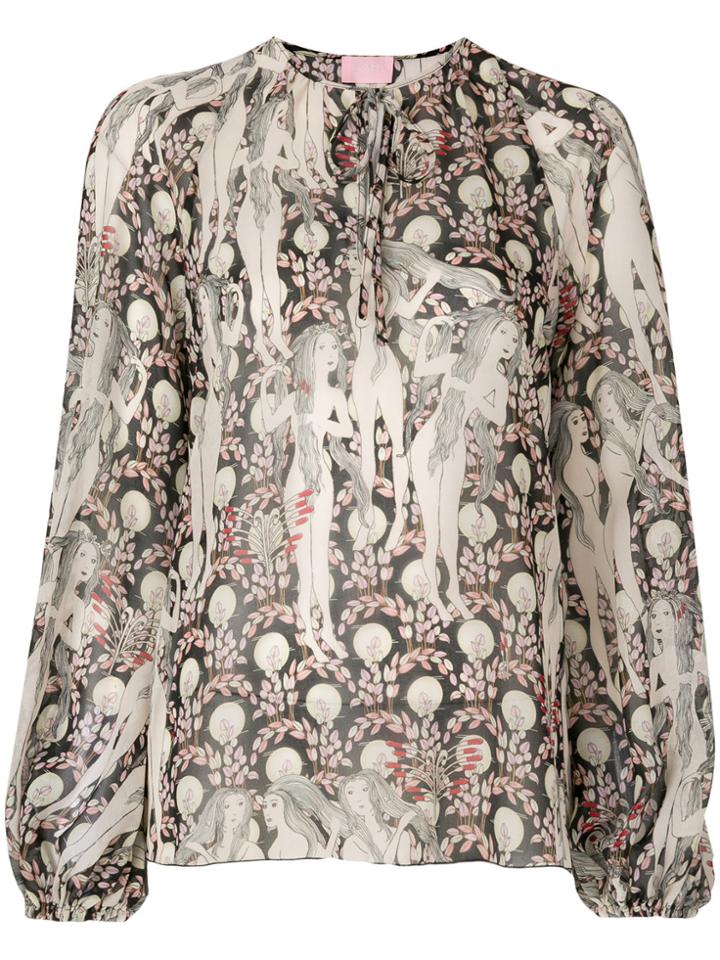 Giamba Printed Blouse - Multicolour