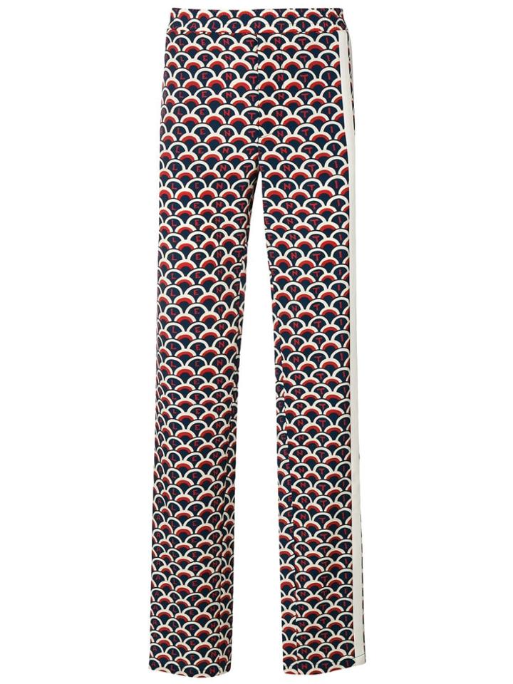 Valentino Scale Print Trousers - Blue