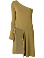 Mrz Asymmetric One-shoulder Dress - Green