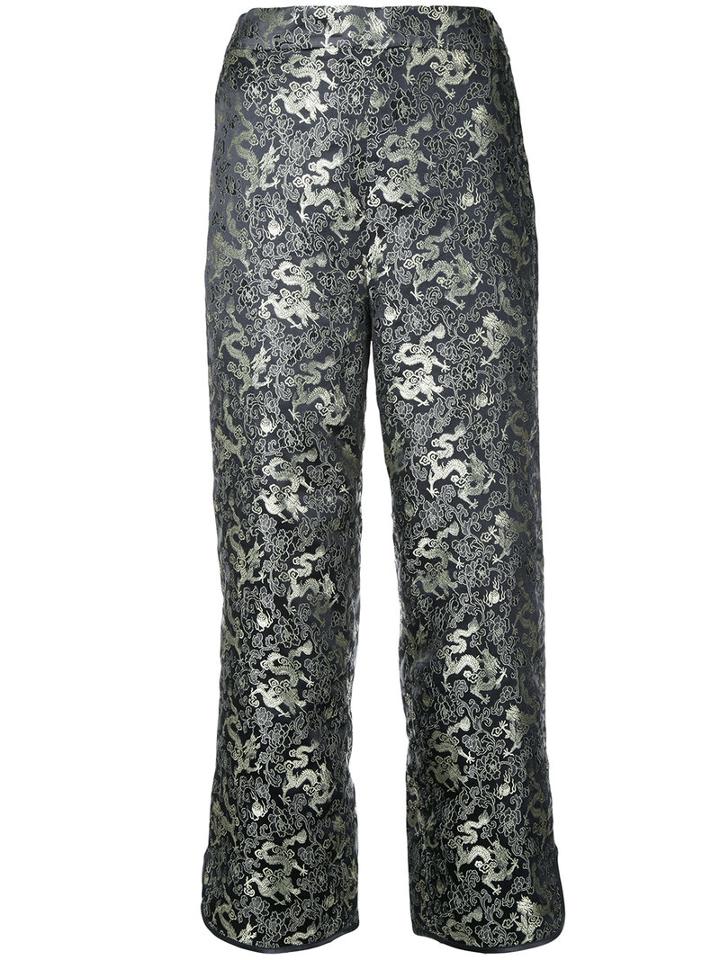 H Beauty & Youth Dragons Pants, Women's, Size: Medium, Black, Polyester