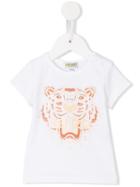 Kenzo Kids - Tiger Print T-shirt - Kids - Cotton/spandex/elastane - 18 Mth, Toddler Boy's, White