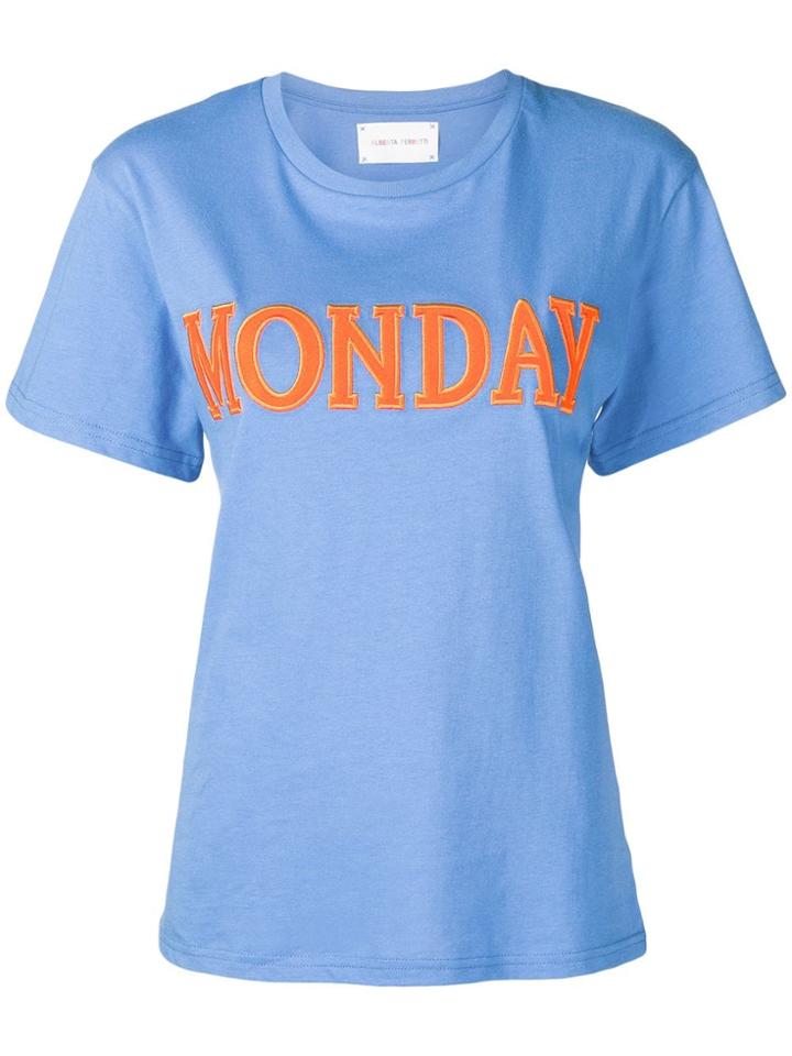 Alberta Ferretti Printed T-shirt - Blue