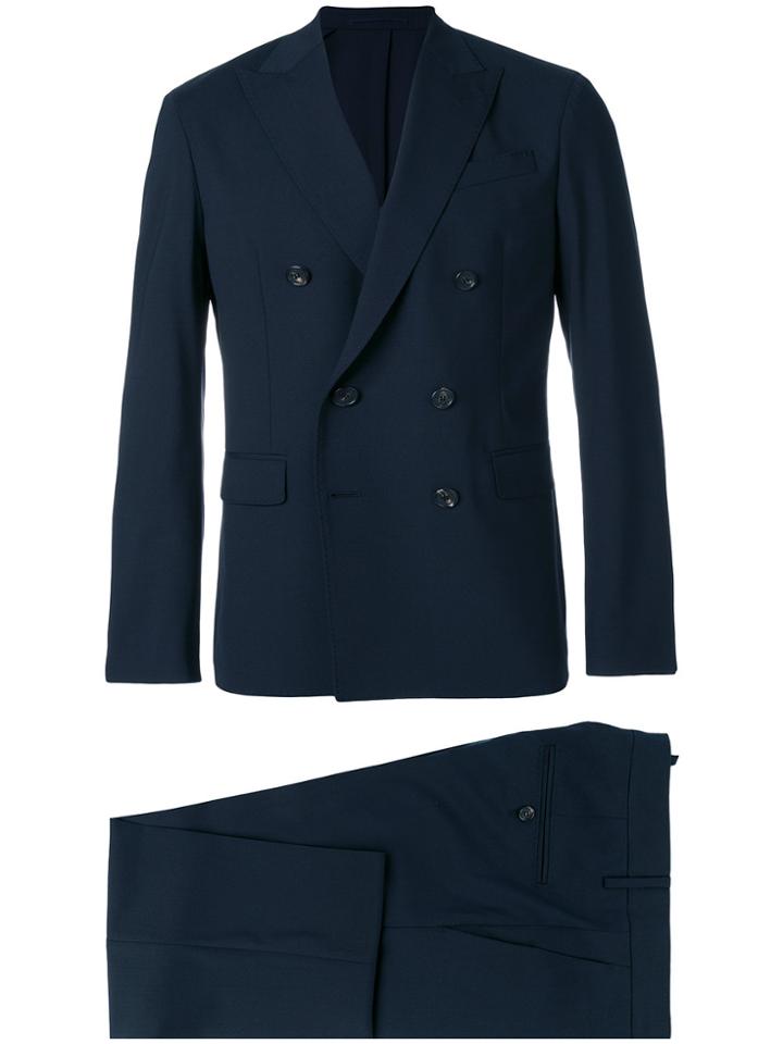 Dsquared2 Double Breasted Two-piece Suit - Blue