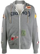 Golden Goose Logo Patch Hoodie - Grey