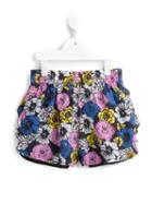 Msgm Kids Floral Print Shorts, Girl's, Size: 8 Yrs