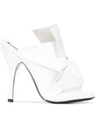 No21 Knotted Stiletto Sandals - White