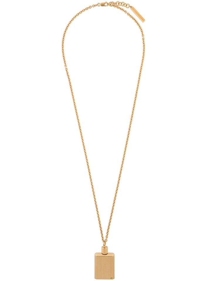 Victoria Beckham Flask Pendant Necklace - Gold
