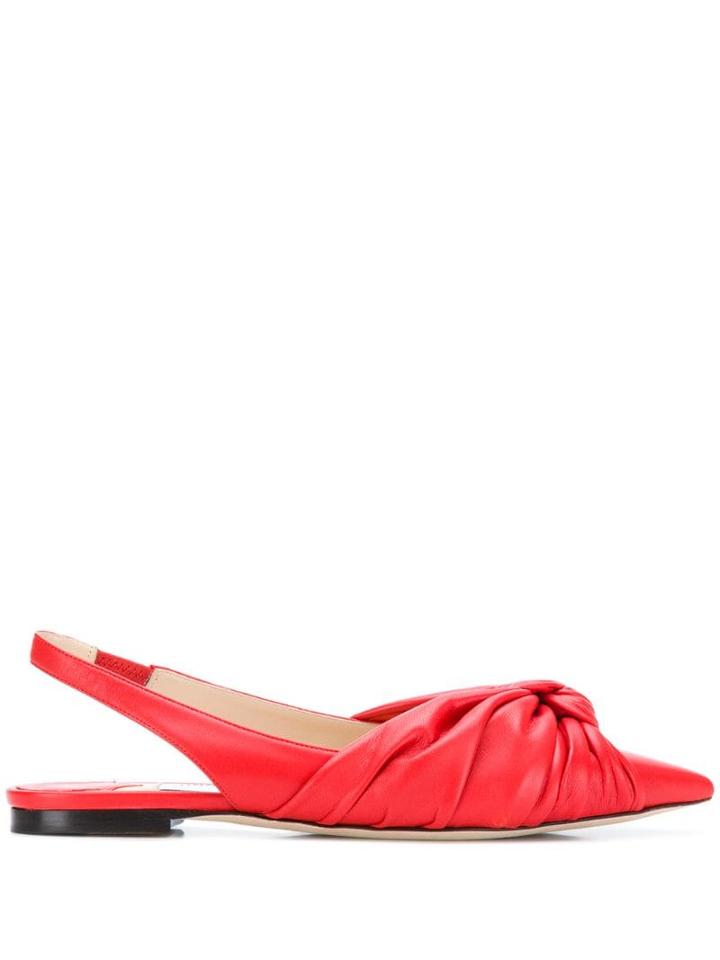 Jimmy Choo Annabell Flat Shoes - Red
