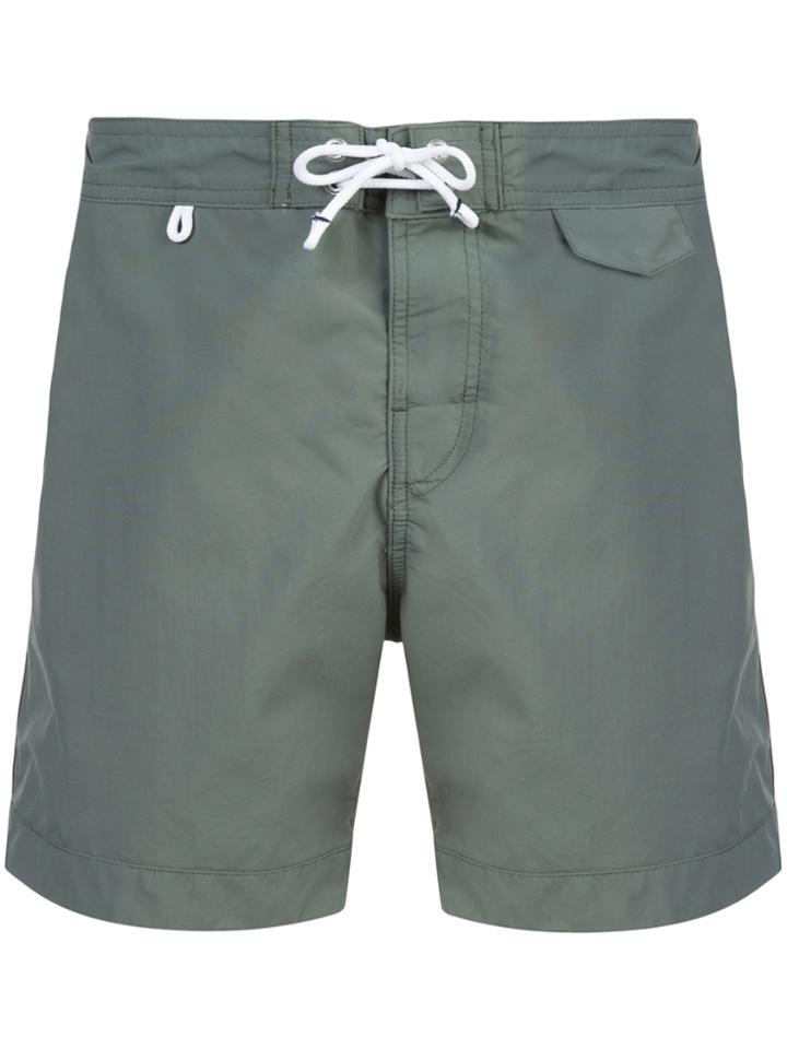 Cuisse De Grenouille Drawstring Swim Shorts - Grey