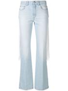 Sonia Rykiel Knit Detail Jeans - Blue