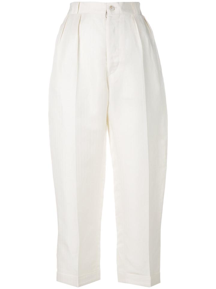 Maison Margiela Tapered Trousers - Nude & Neutrals