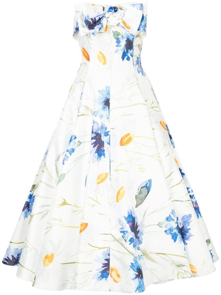 Bambah Carnation Midi Dress - White