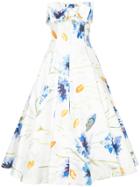 Bambah Carnation Midi Dress - White