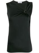 Paco Rabanne Ring Detail Vest Top - Black