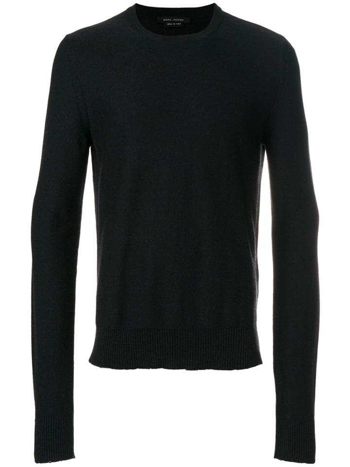 Marc Jacobs Classic Crew Neck Sweater - Black