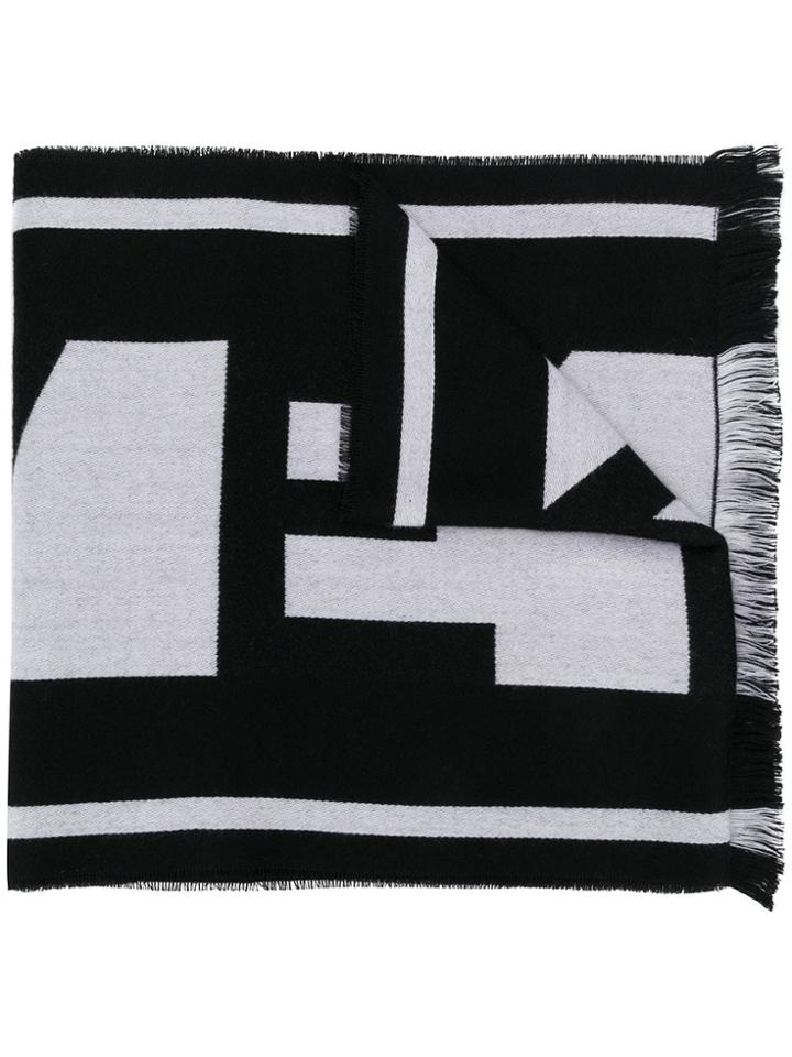 Givenchy Logo Intarsia Scarf - Multicolor 004
