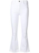 Frame Denim Slim-fit Flared Jeans - White