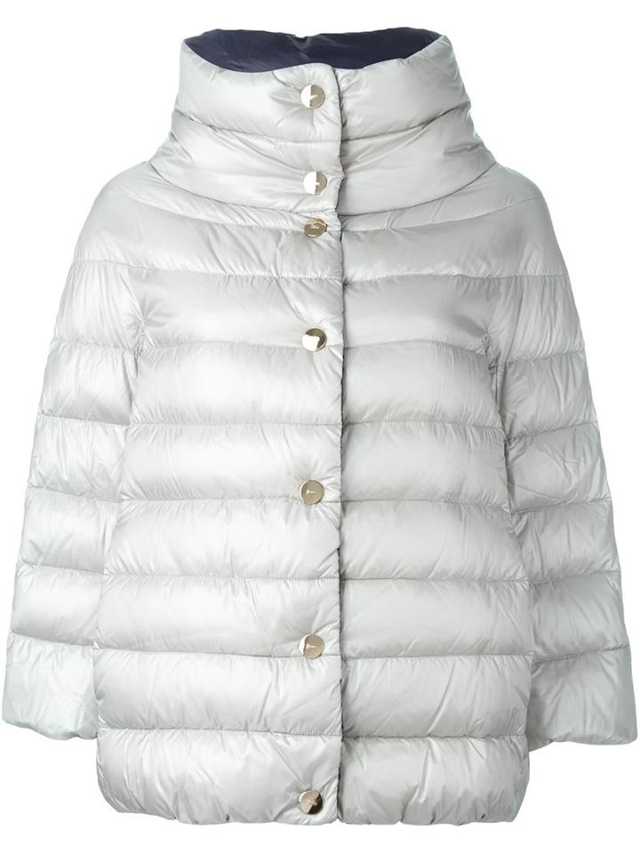 Herno Puffer Coat, Women's, Size: 40, Nude/neutrals, Polyamide/feather Down