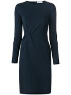 Dondup Ruched Detail Dress - Blue