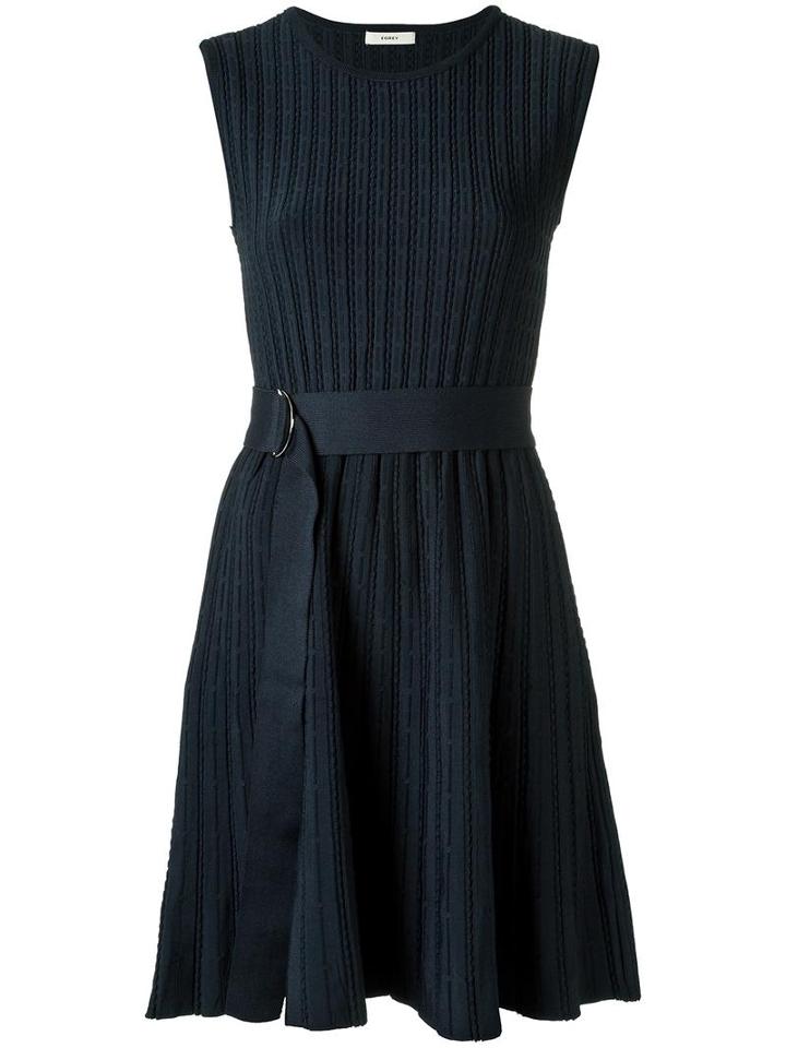 Egrey Round Neck Knit Dress, Women's, Size: Medium, Black, Viscose/polyamide/spandex/elastane