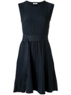 Egrey Round Neck Knit Dress, Women's, Size: Medium, Black, Viscose/polyamide/spandex/elastane