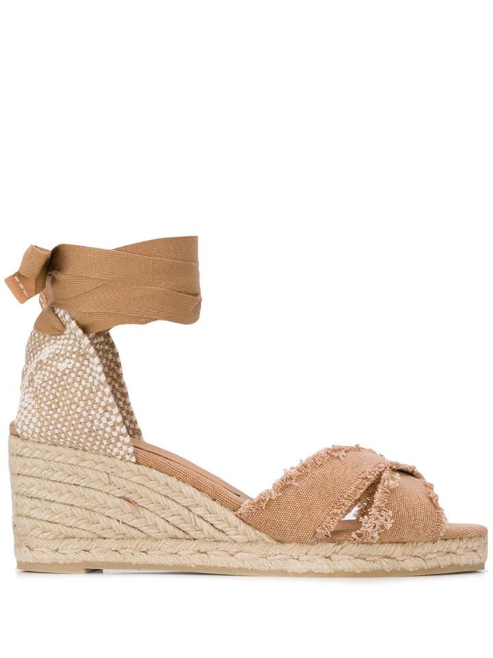 Castañer Bluma Wedge Espadrilles - Neutrals