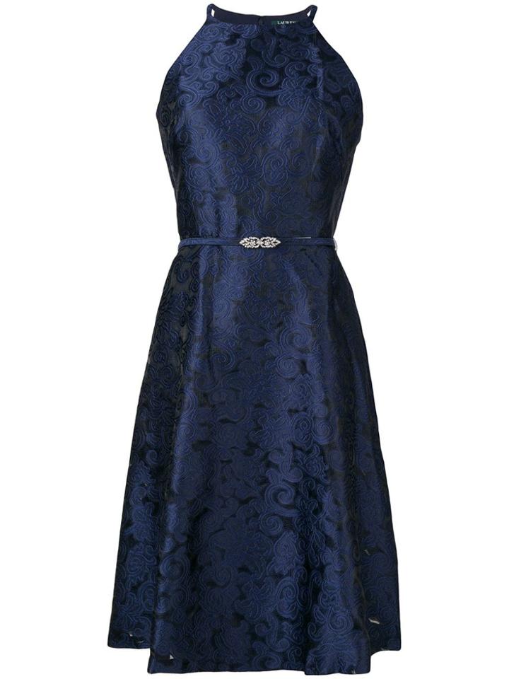 Lauren Ralph Lauren Petrah Textured Dress - Blue