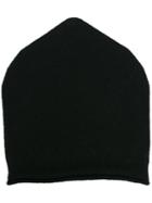Label Under Construction Dome Effect Beanie, Men's, Black, Silk/cashmere