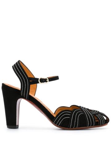 Chie Mihara Koe Heeled Sandals - Black