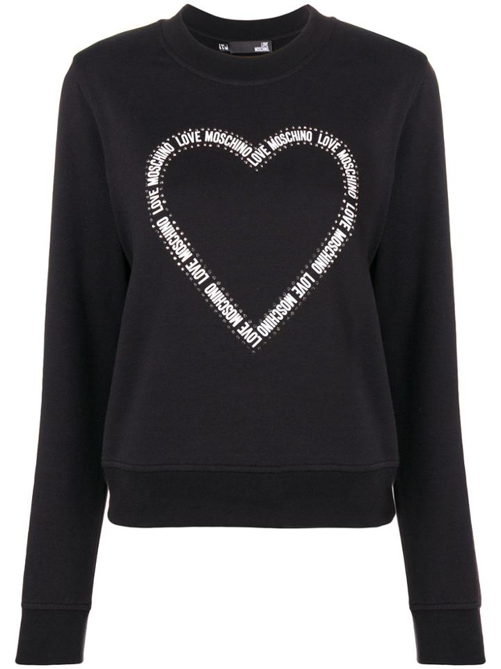 Love Moschino Slim Fit Sweatshirt - Black