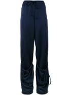 Jw Anderson Pocket Front High-rise Track Pants - Blue